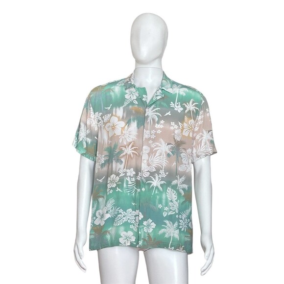 Drill Clothing Co. Other - Good Vibes Drill Clothing Co Men's Hawaiian Tropical Button-Up Shirt M
